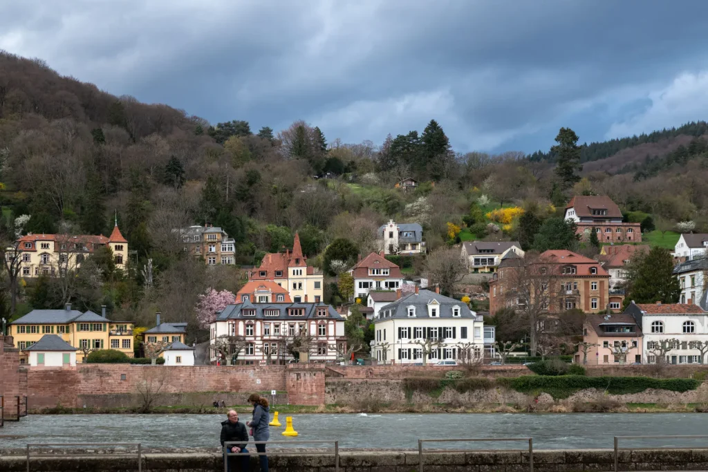 Vista del río Neckar en Heidelberg